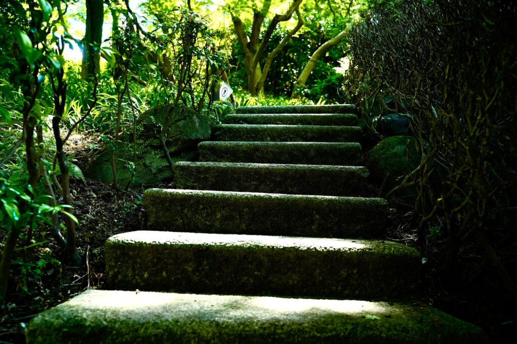 松濤園　階段