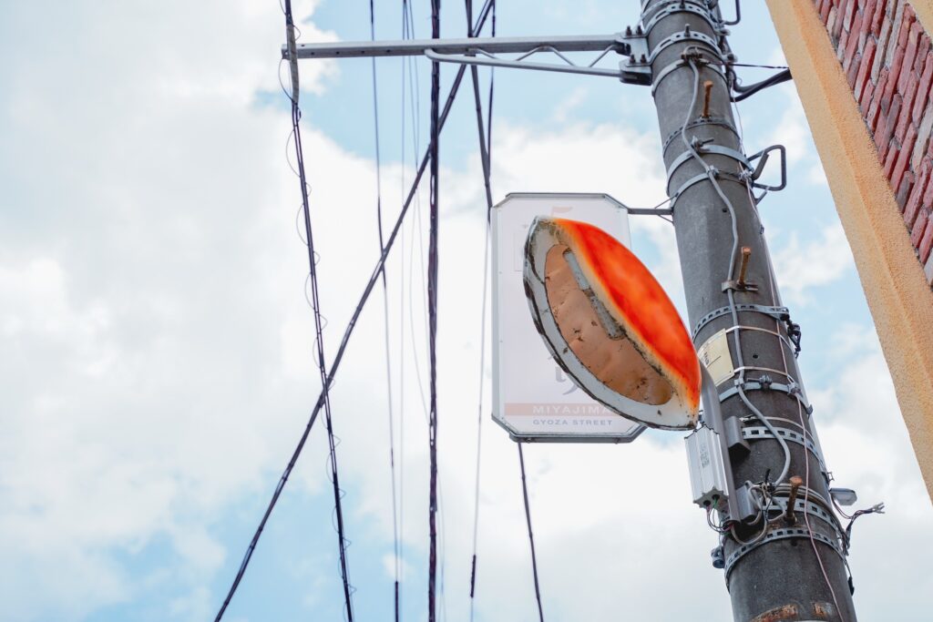 餃子通り　街灯