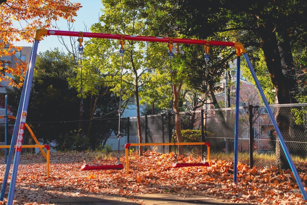 平和の森公園　ブランコ