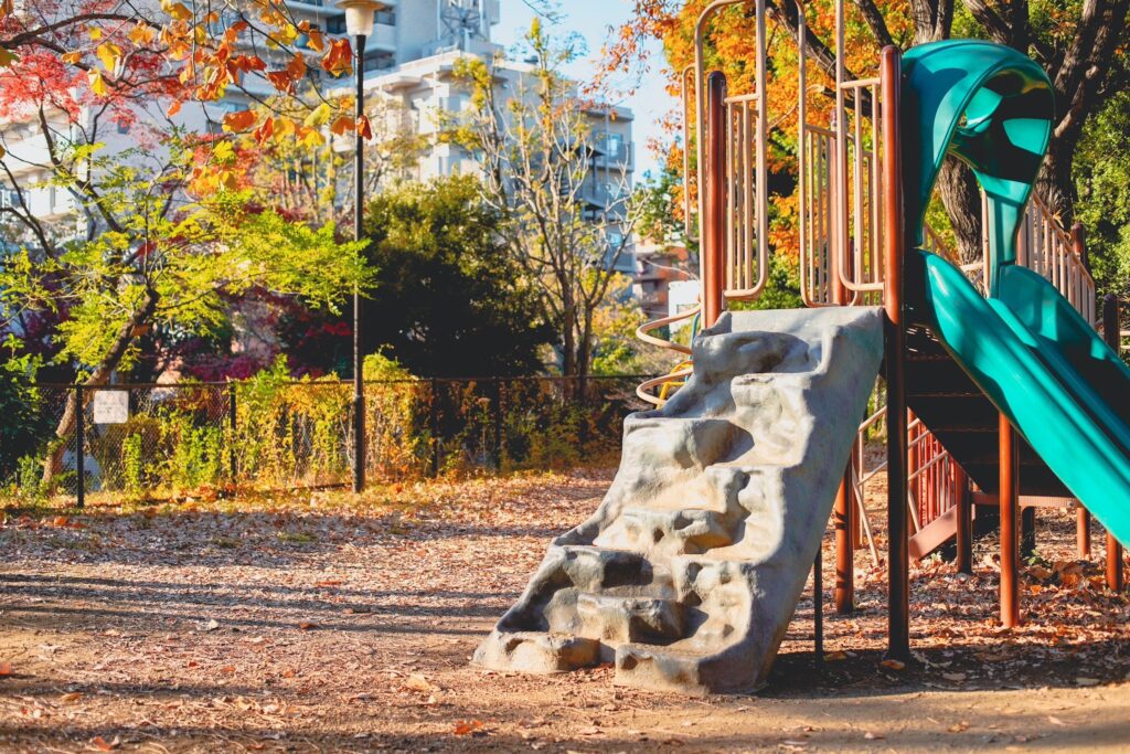 平和の森公園　滑り台