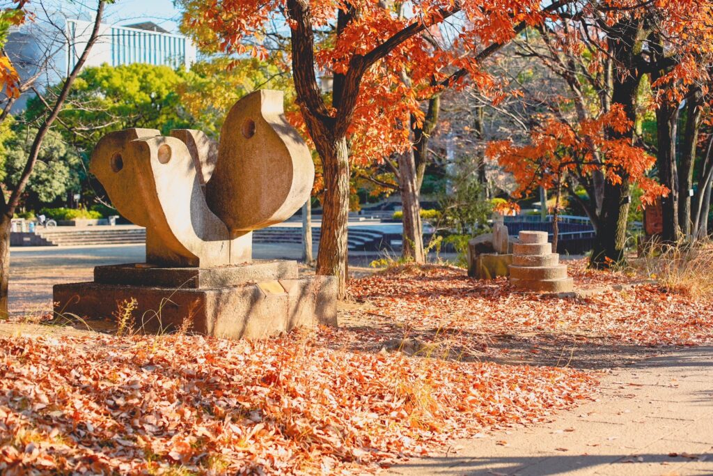 平和の森公園　Twitterの像