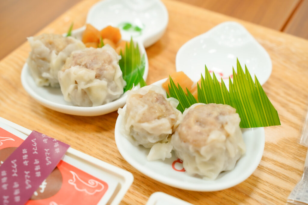 崎陽軒 工場見学 試食のシウマイ