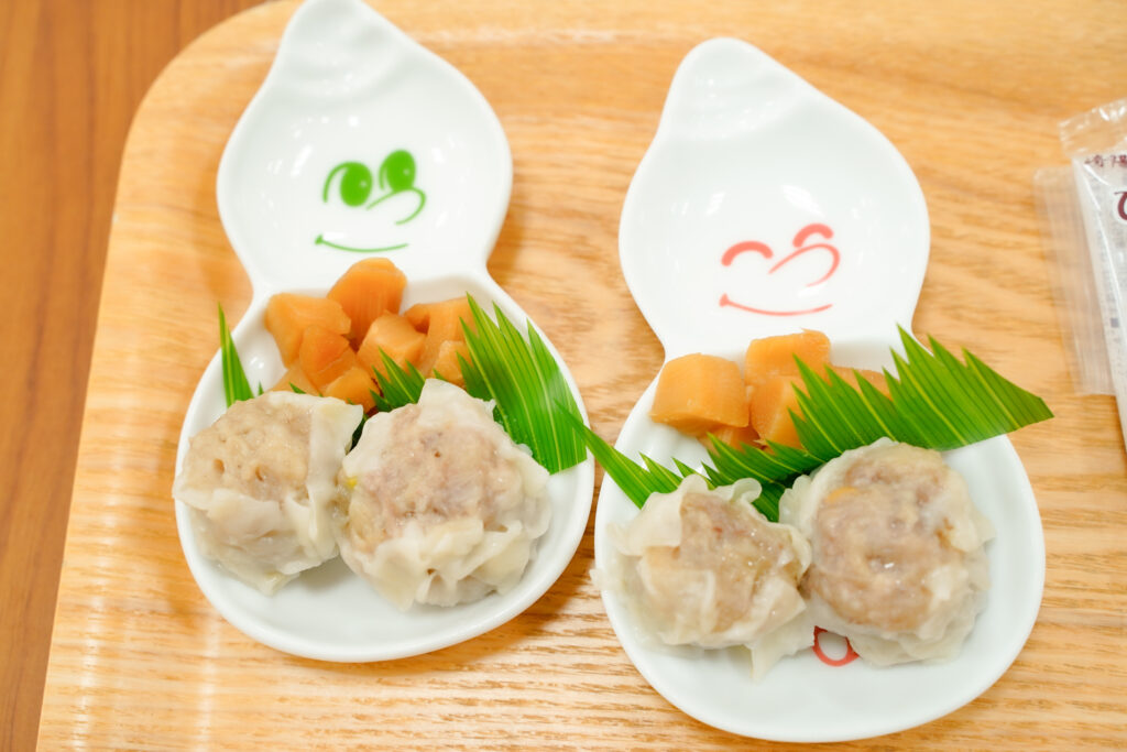 崎陽軒 工場見学 シウマイ試食