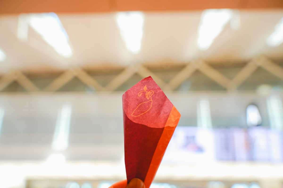 満願堂　ソフトクリームの包み紙