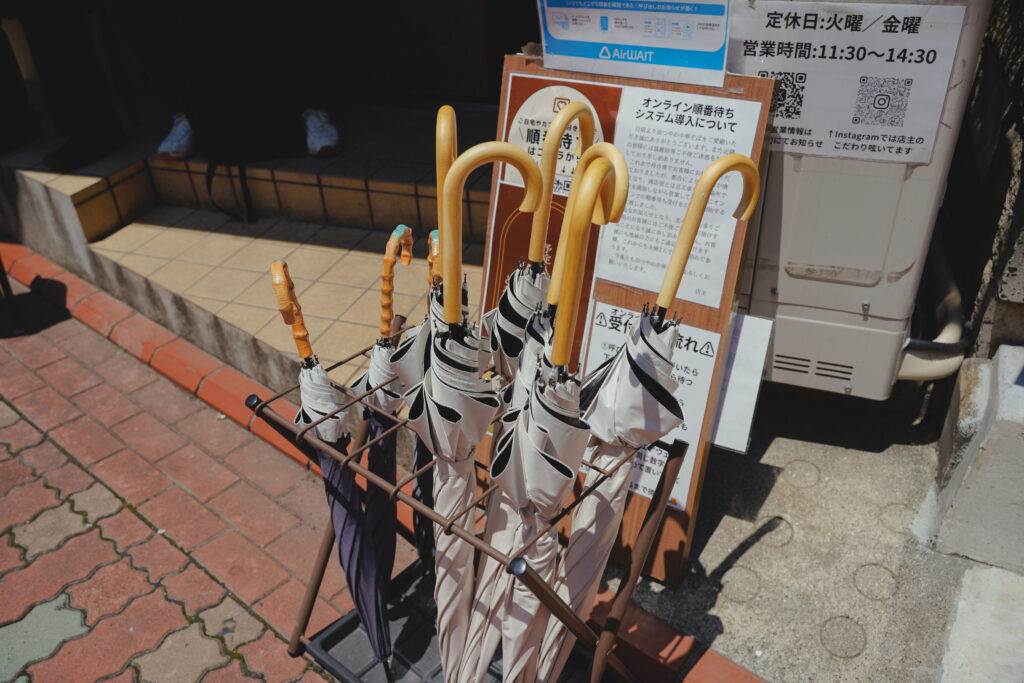 奈つや レンタルの日傘
