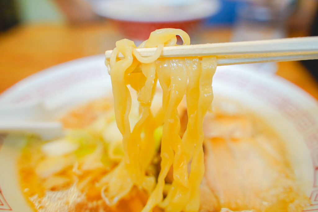 喜多方食堂 浅草本店 平打ち麺