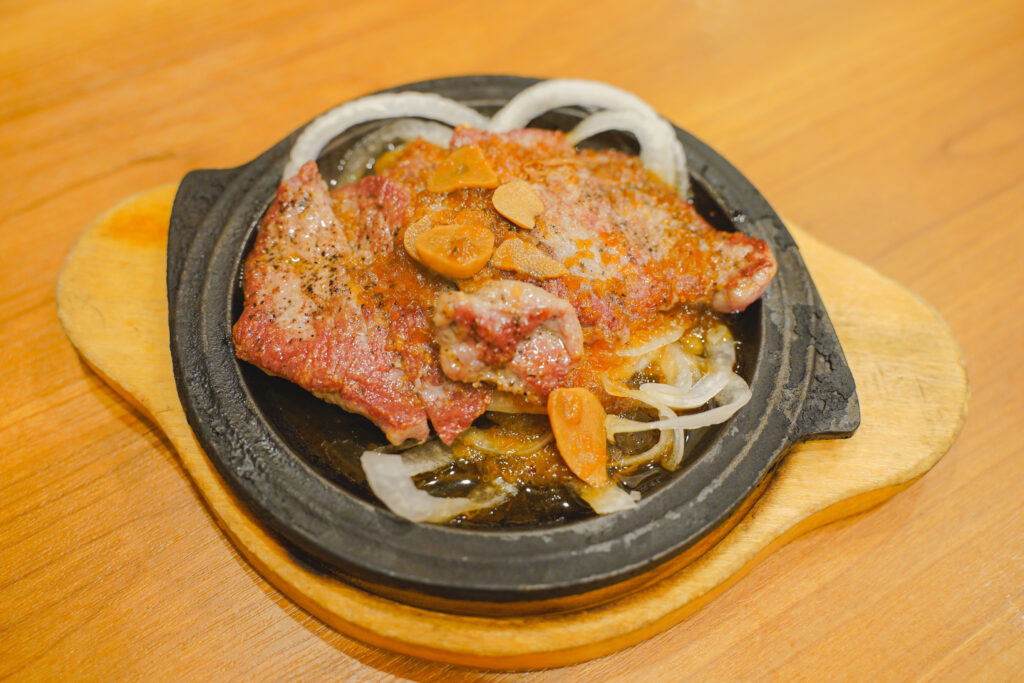 モンブラン吾妻橋店　ミニサーロインステーキ