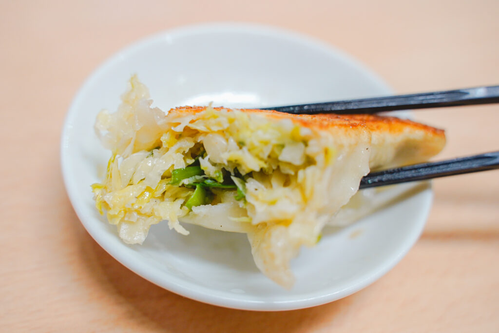 にっ田屋 餃子の中身
