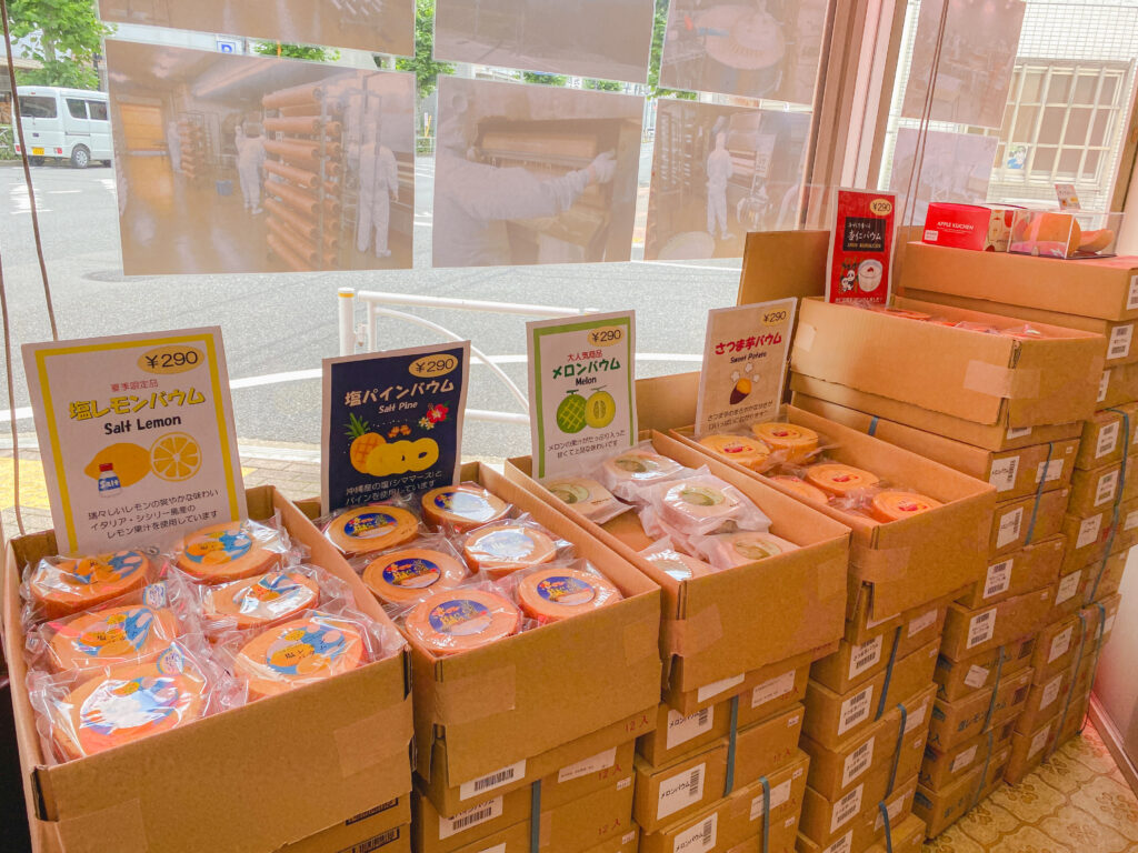 東京バウムクーヘン　店内商品