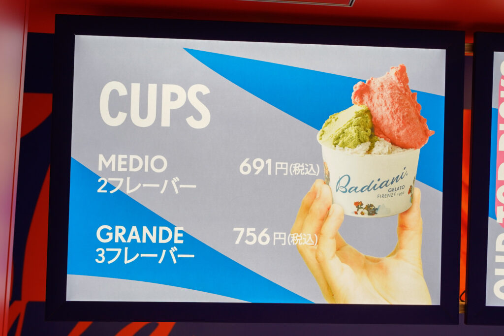 バディアーニ 羽田空港店 サイズ