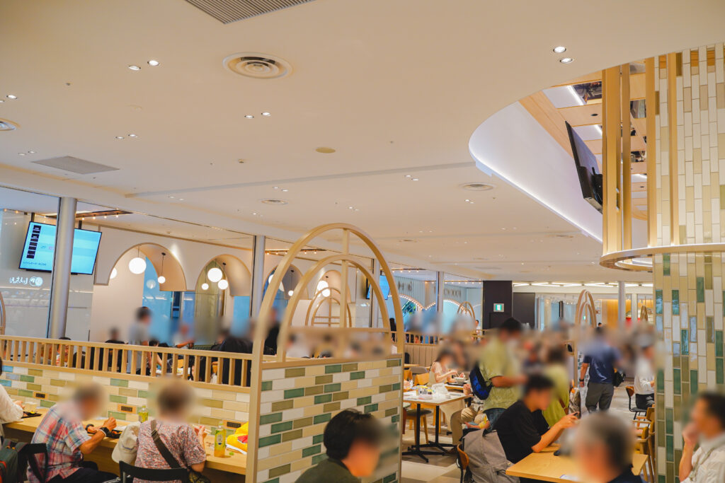 羽田空港 ソラチカ　店内の様子