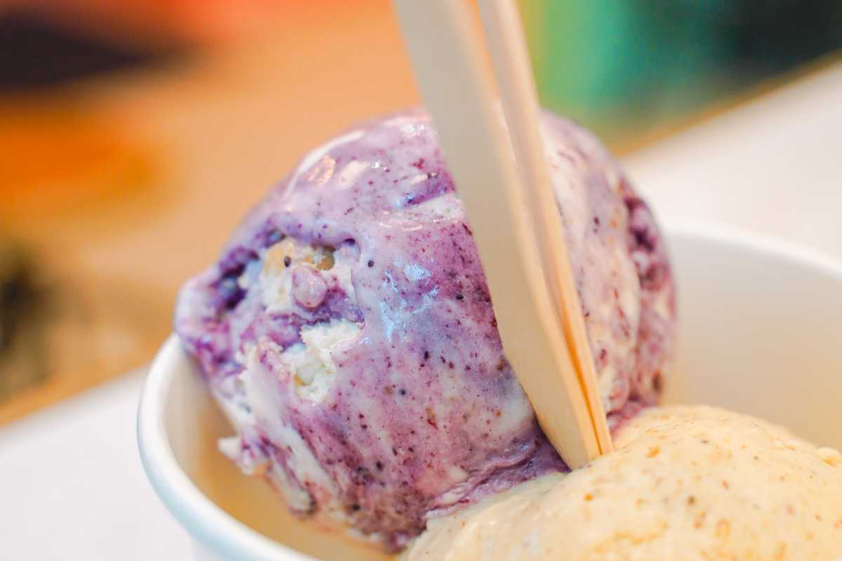 ミリオンダラーアイスクリームパーラー ブルーベリーチーズケーキ