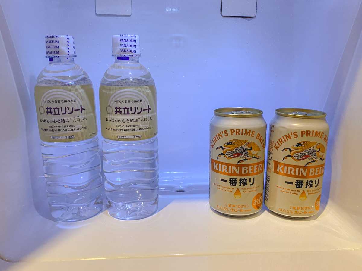 ラビスタ横須賀観音崎テラス　冷蔵庫内のドリンク