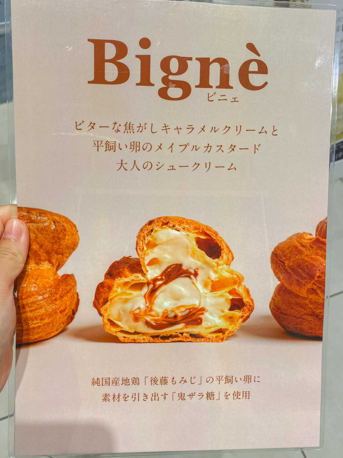 GELATO BRAVO　ビニェの紹介ポップ