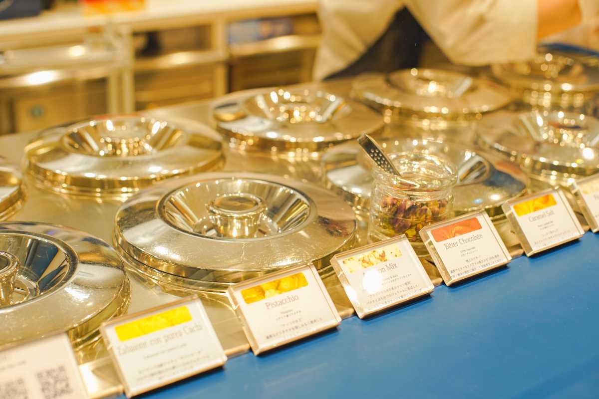 GELATO BRAVO　ポゼッティのショーケース