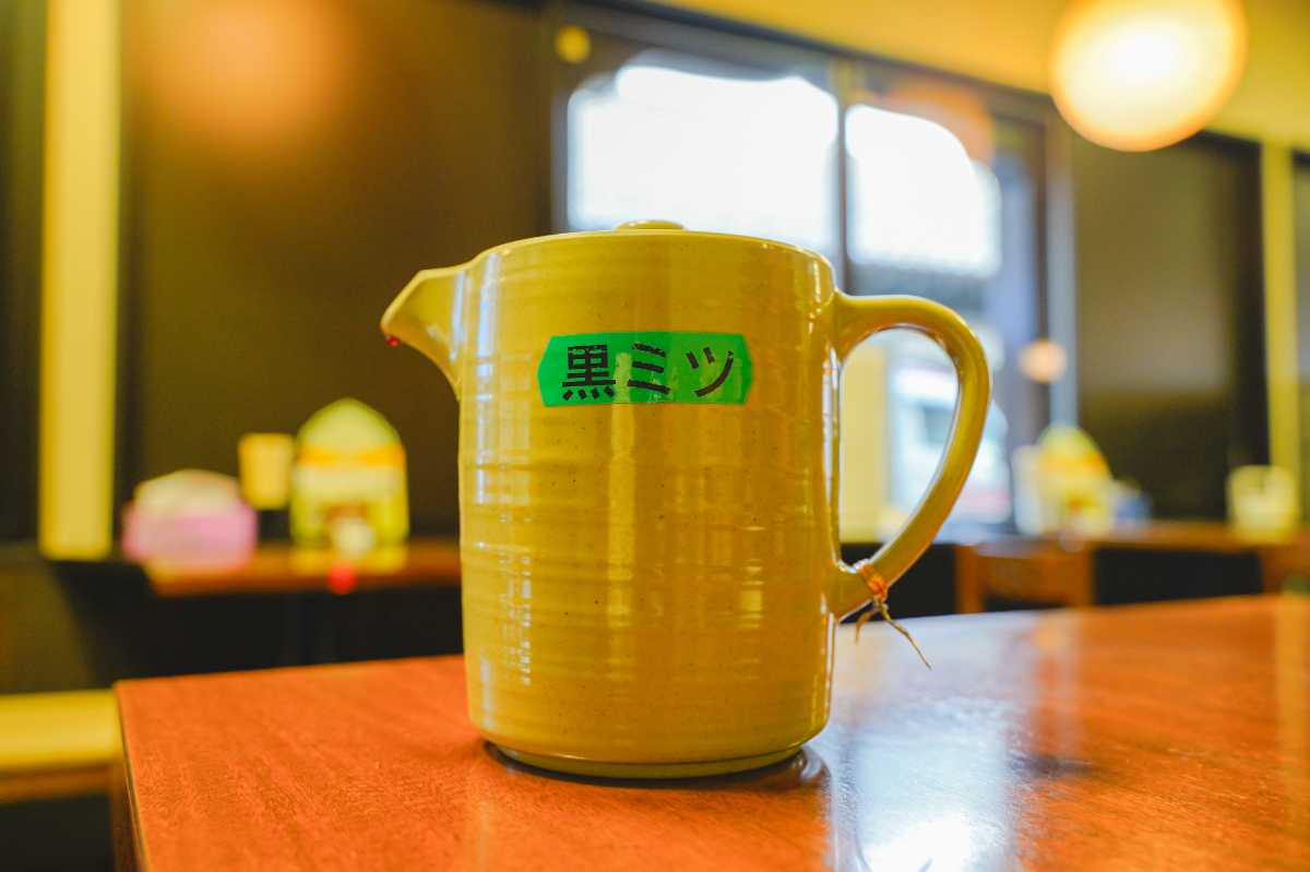 池田屋　かけ放題の黒みつ