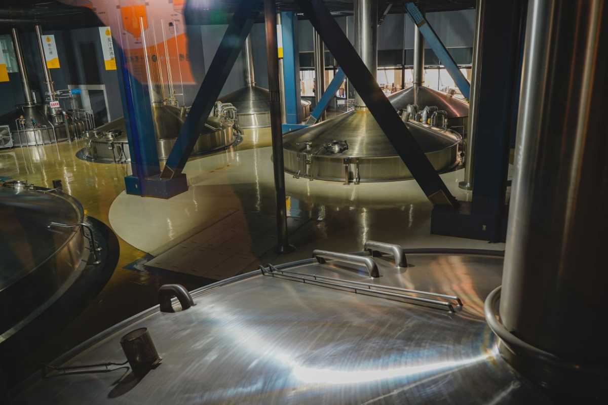 キリンビール横浜工場 仕込み釜