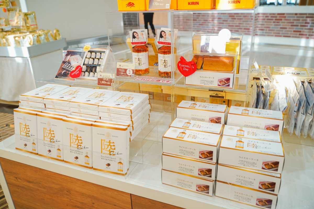 キリンビール横浜工場 陸ウイスキーのお菓子