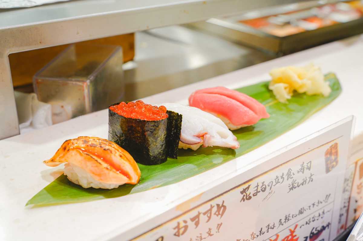 根室花まる 立ち食い寿司 寿司6