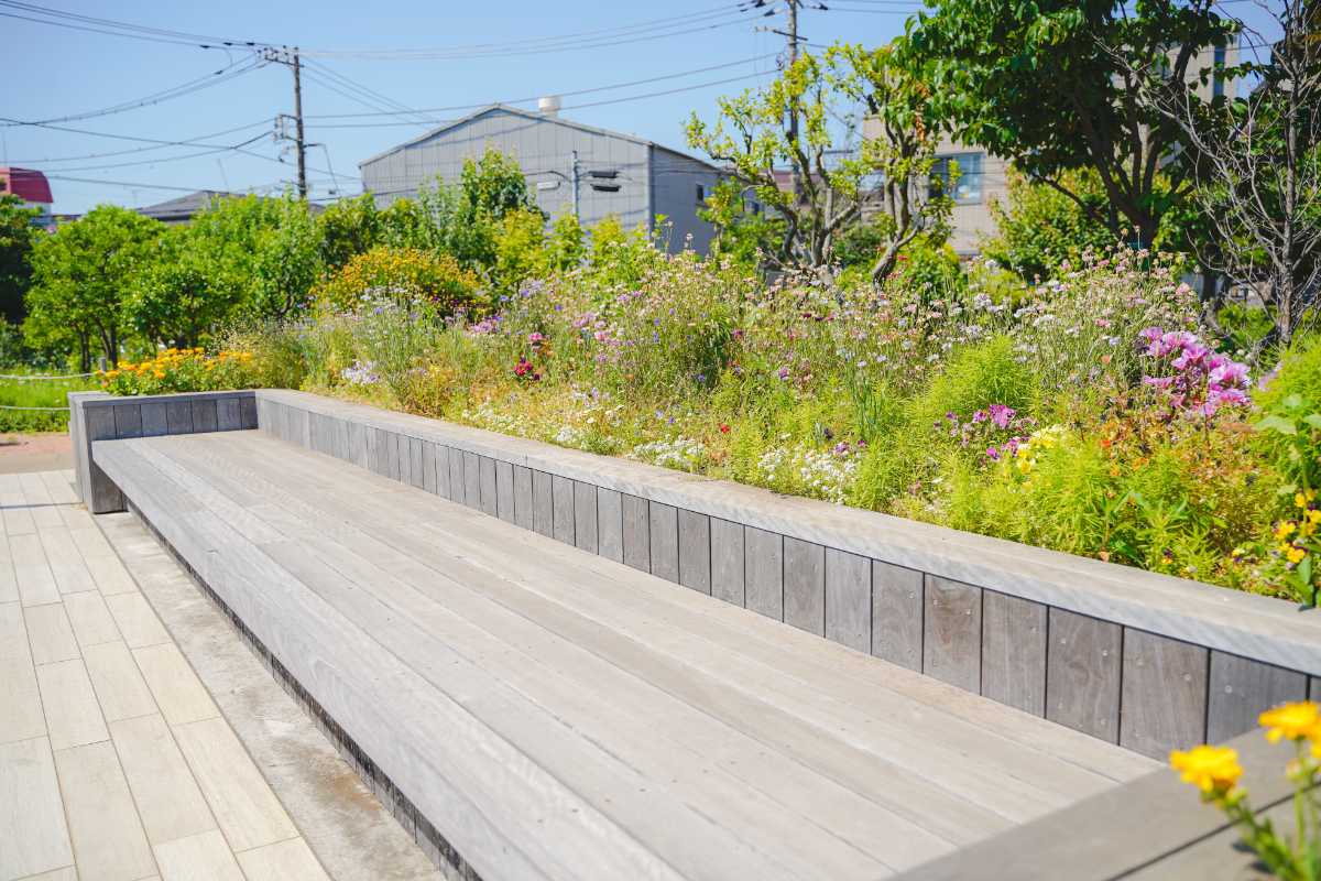 森ケ崎緑華園 ベンチ