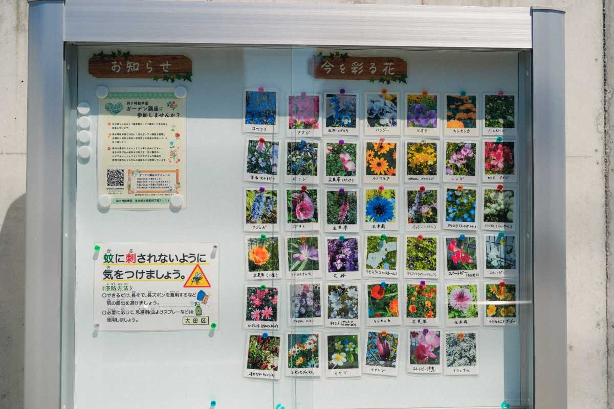 森ケ崎緑華園 案内板