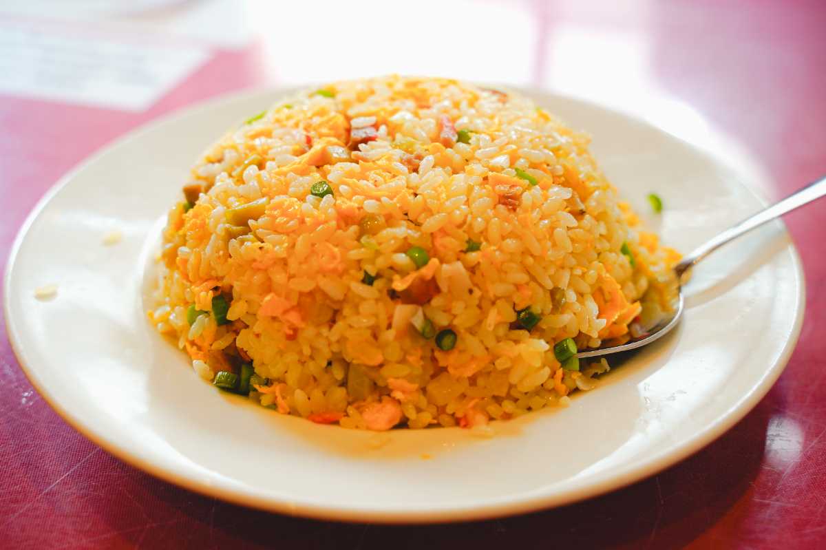 京華樓　搾菜入り花椒チャーハン