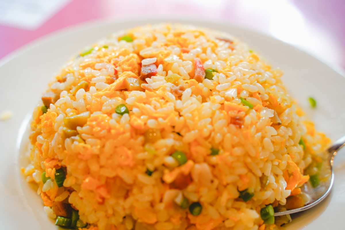 京華樓　搾菜入り花椒チャーハン