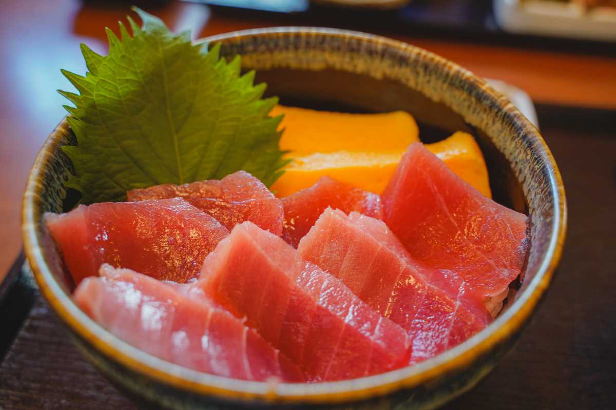 和泉水産 赤身・中トロ丼2